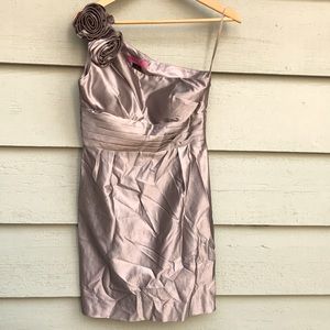 Elisa J one shoulder cocktail dress size 6